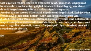 Tökéletes béke, harmónia, nyugalom