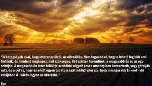 A betegségek okai. A magasabb Én