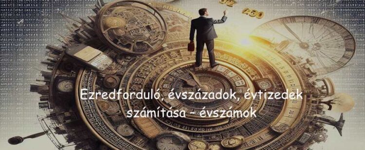 Ezredforduló, évszázadok, évtizedek számítása, évszámok