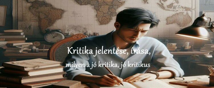 Kritika jelentése, írása, milyen a jó kritika, jó kritikus